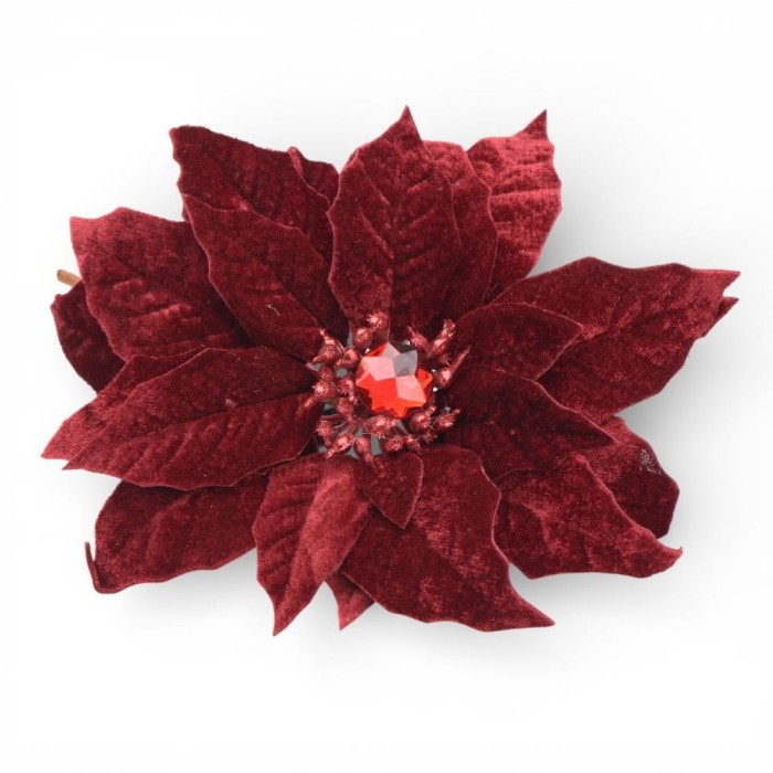 RAMETTO STELLA NATALE CM 23 BORDEAUX